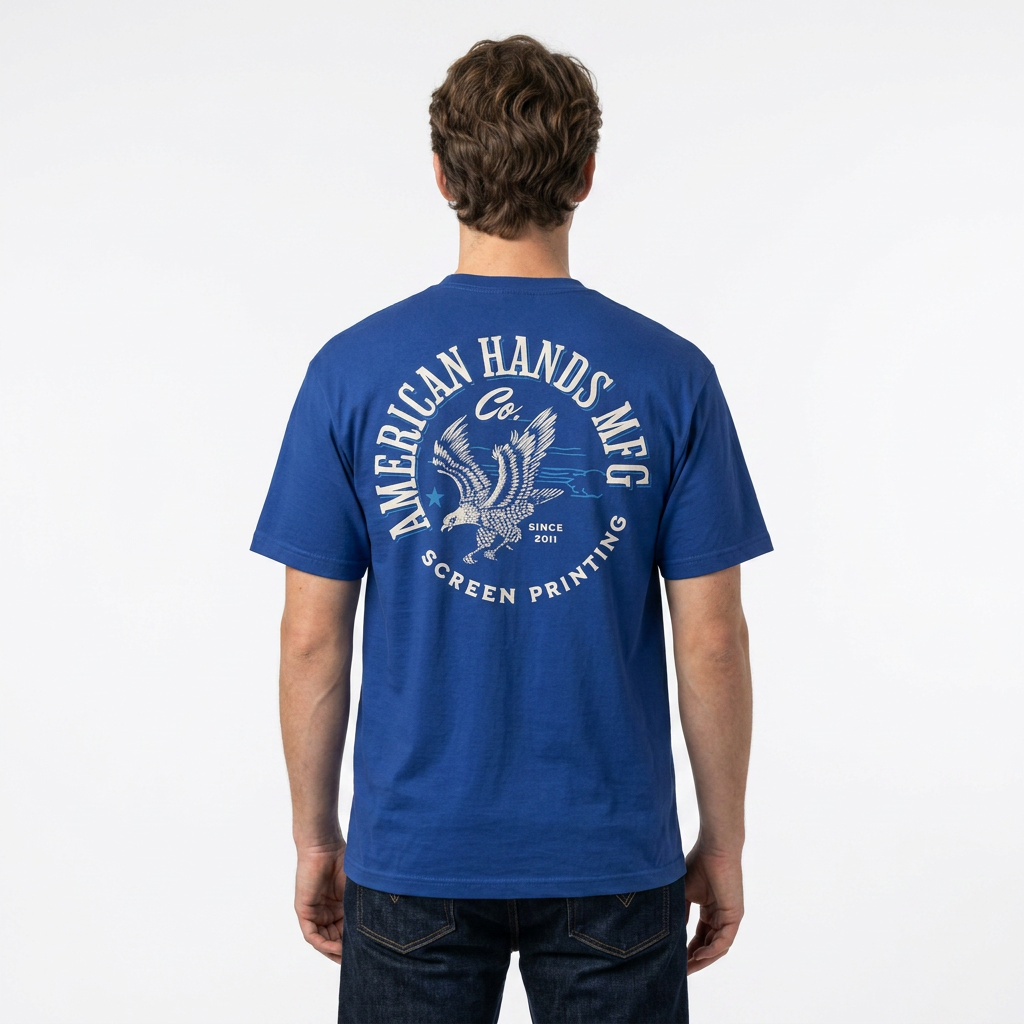 American Hands Made Screen Print T-Shirt