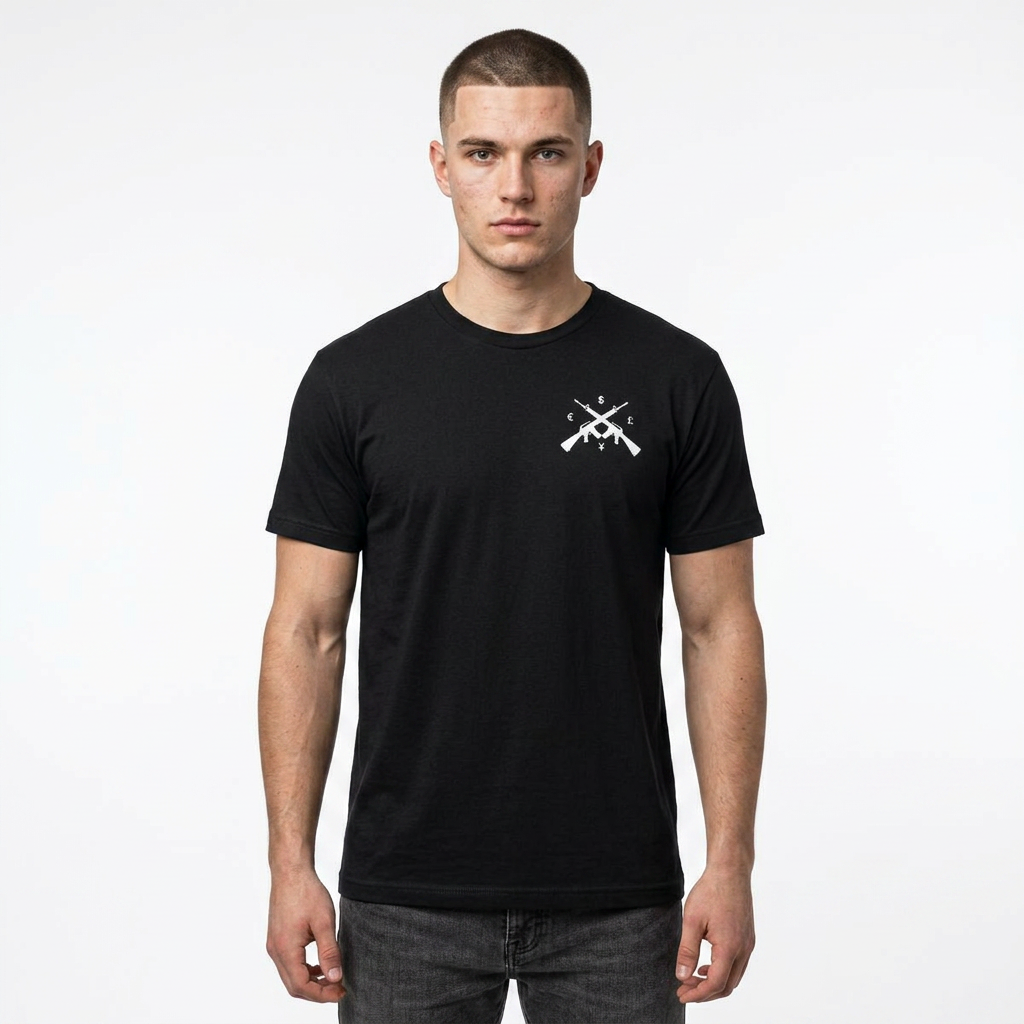 Give a Man a Gun Patriotic Political Graphic Tee