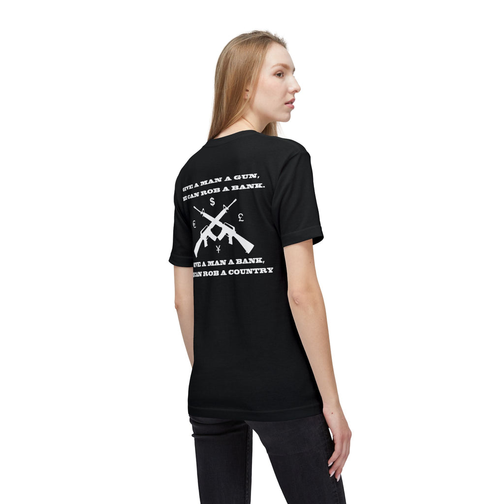 Give a Man a Gun Patriotic Political Graphic Tee